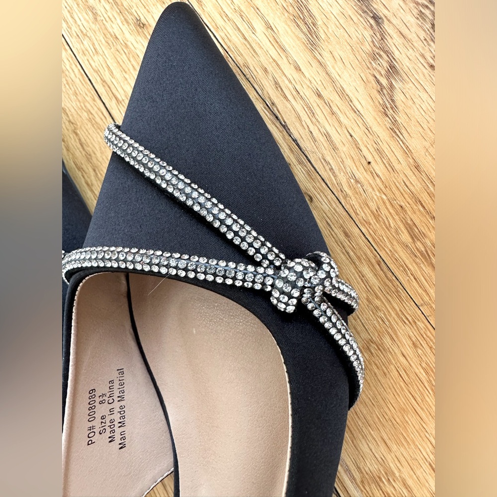 Women’s Journee Dress Flats Pointy Toe Slingback Shoes 8.5 - Picture 6 of 10